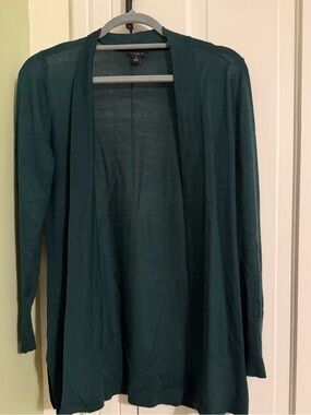 Ann Taylor Factory Cardigan - Green XS